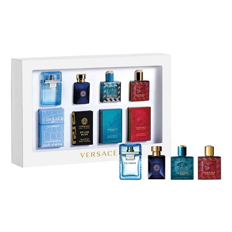 versace mini deluxe cologne|Versace mini cologne gift set.